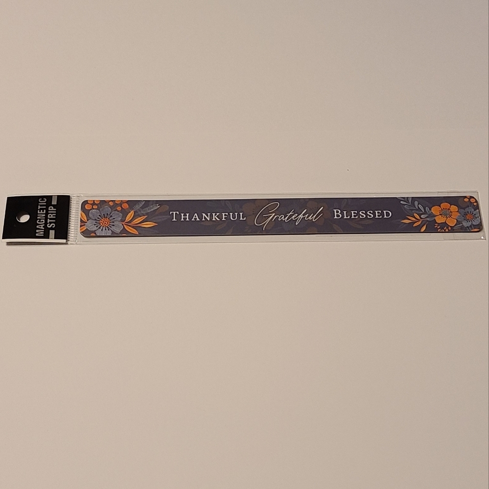 Magnet Strip Thankful Grateful Blessed
